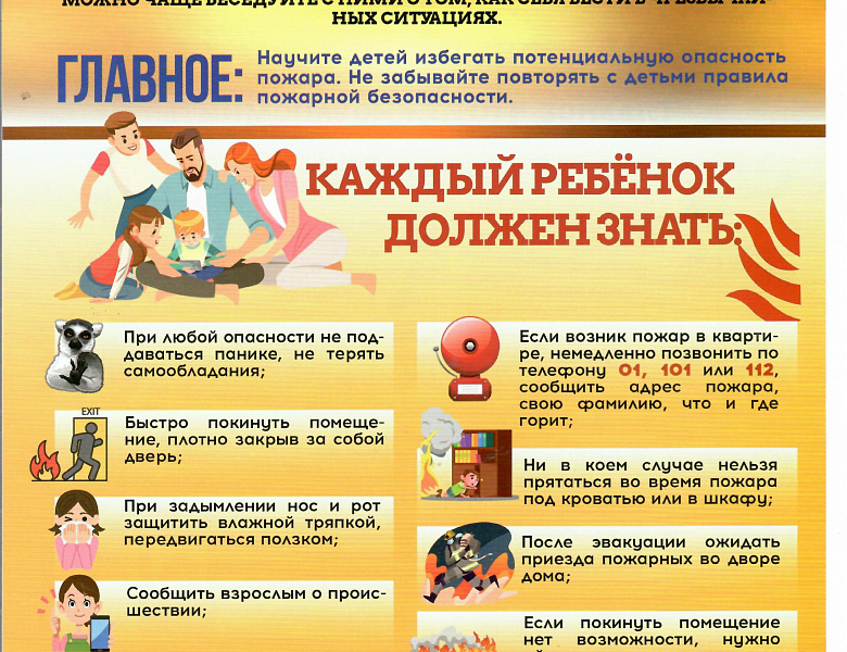 Пожарная безопасность для детей и родителей.